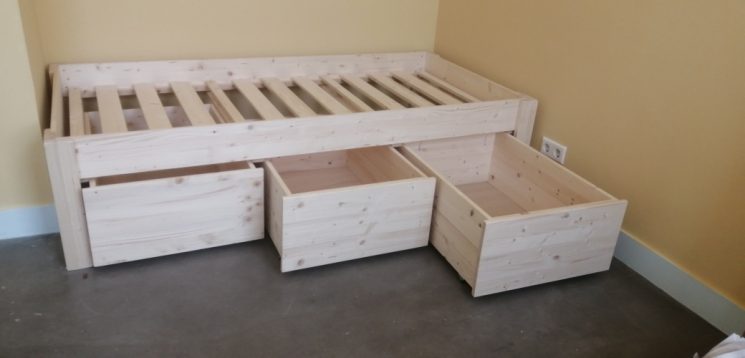 Houten Bed - Petra (Laag)