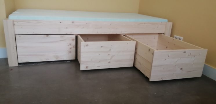 Houten Bed - Petra (Laag)