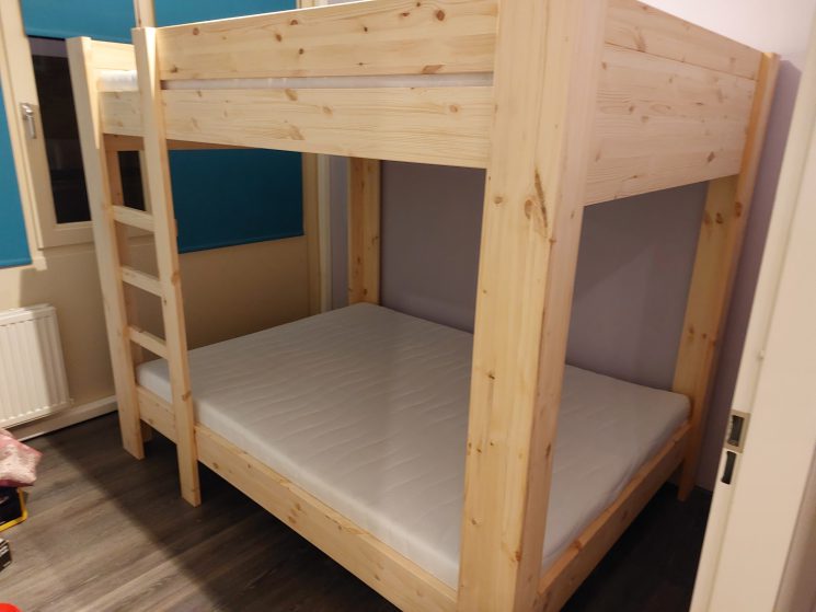 2-persoons Stapelbed - MAUR1 (145-200cm Hoog)