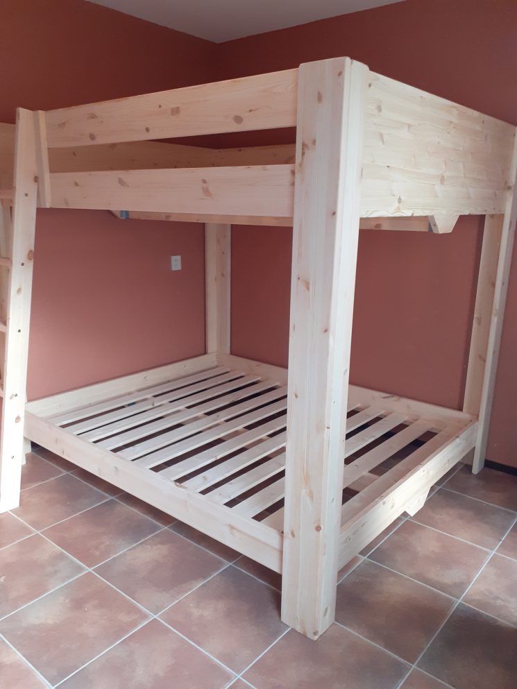 2-persoons Stapelbed - MAUR1 (145-200cm Hoog)