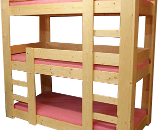 3-6 persoons stapelbed MAUR1   190 - 230 cm hoog