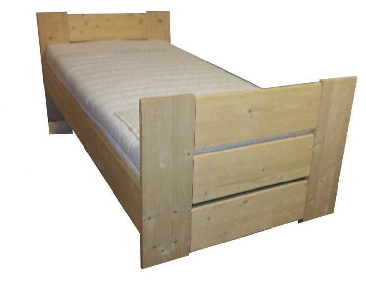 Houten Bed - Stephanie E+D