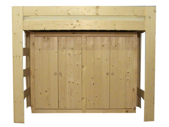 Hoogslaper met kast aan lange zijde - MAUR1 (170-230cm Hoog)