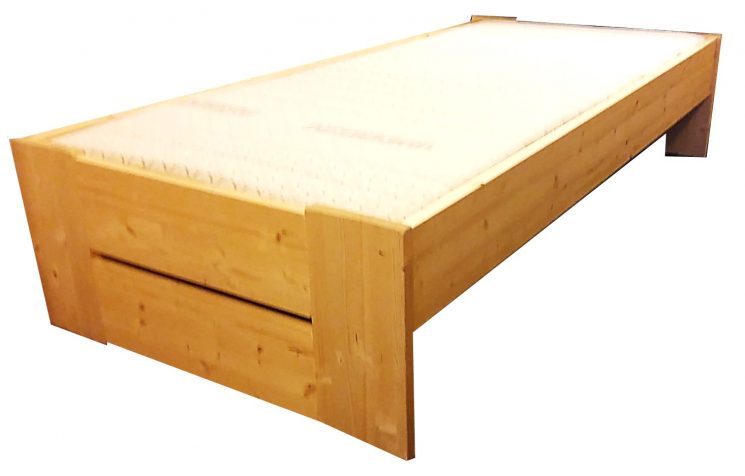 Houten Bed - Stephanie A+B