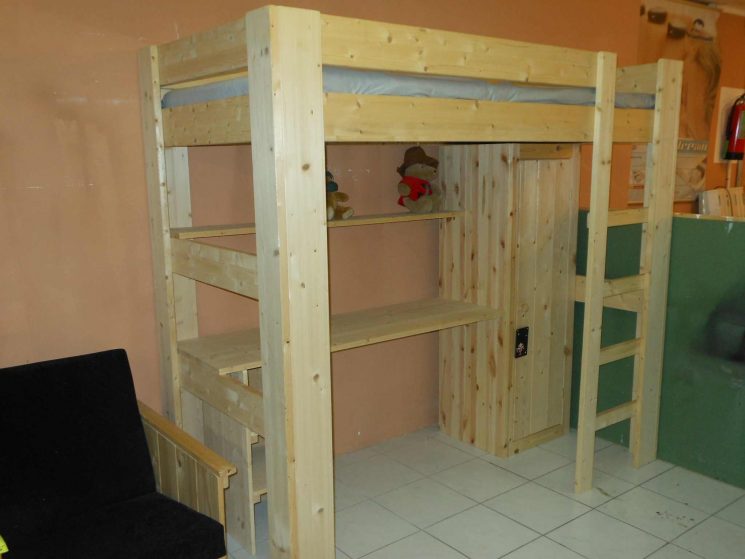 Hoogslaper met inbouw - MAUR1 (170-230cm Hoog)