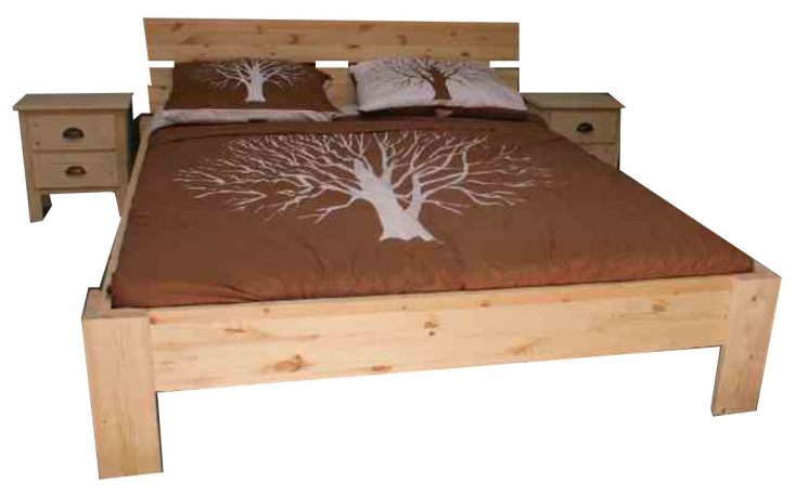 Houten Bed - Hotelbed