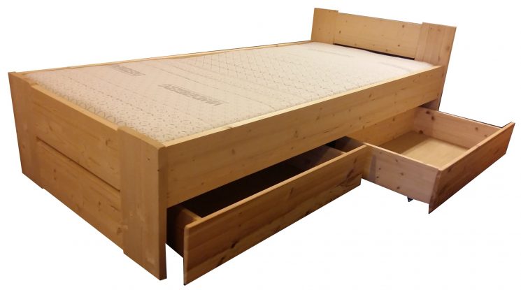 Houten Bed - Stephanie E+D